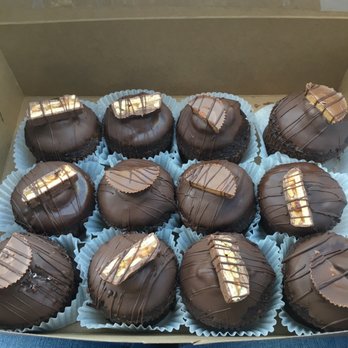 Joseph Thee Baker - Double dipped Chocolate cupcakes topped with snickers and Reese's - Caterers Near Me