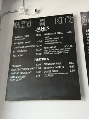 Menu photo 3 James Coffee Vista, CA