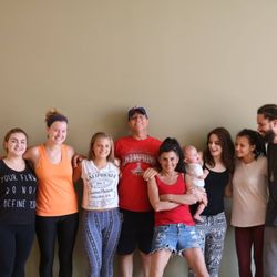 Lauren Lew Yoga - Feeling' good after a rejuvenating yoga class in the woodstock square!