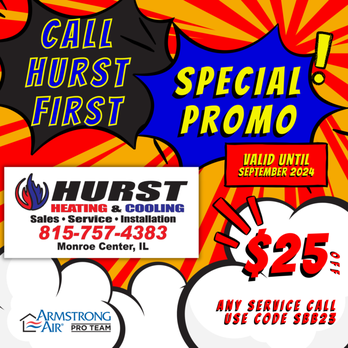 Hurst Heating & Cooling - Heating & Air Conditioning/HVAC Near Me - Monroe Center, Illinois Hurst Heating & Cooling - Heating & Air Conditioning/HVAC Near Me - Monroe Center, Illinois