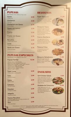 Menu photo 6 La Pupusa Loca Sterling, VA Menu photo 6 La Pupusa Loca Sterling, VA