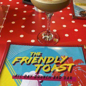 The Friendly Toast - Espresso yourself- Double espresso vodka, coffee liqueur, Irish cream liqueur & NOBL cold brew coffee - served up - Breakfast & Brunch Near Me - Danvers, Massachusetts