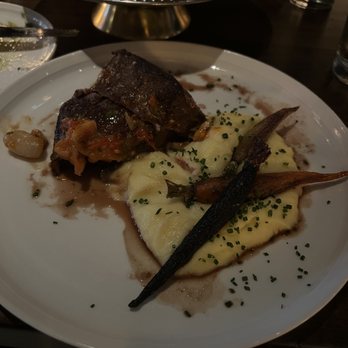 Wren & Wolf - Filet Steak with Parmesan Potatoes and Roasted Carrots - Cocktail Bars Near Me - Phoenix, Arizona Wren & Wolf - Filet Steak with Parmesan Potatoes and Roasted Carrots - Cocktail Bars Near Me - Phoenix, Arizona