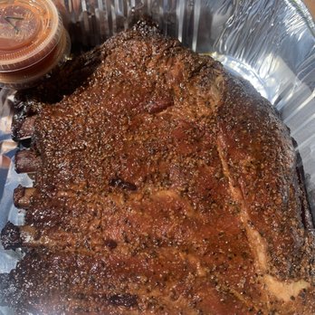 Texas Steele BBQ - BBQ baby back ribs...1/2 slab.  Smokey deliciousness - Food Trucks Near Me - Columbus, Ohio