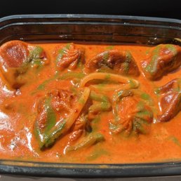 a close up of a dish of food