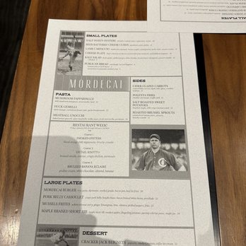 Mordecai - Menu - New American Near Me - Chicago, Illinois