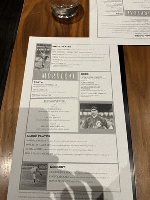 Menu photo 2 Mordecai Chicago, IL