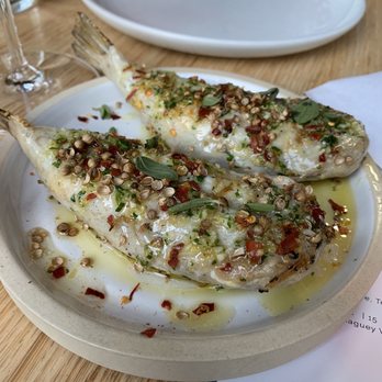 Lilia - Grilled Blowfish Tails - Italian Near Me - Brooklyn, New York Lilia - Grilled Blowfish Tails - Italian Near Me - Brooklyn, New York