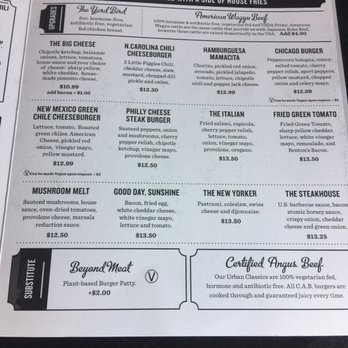 Urban Stack - Menu - Burgers Near Me - Chattanooga, Tennessee Urban Stack - Menu - Burgers Near Me - Chattanooga, Tennessee