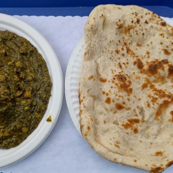 Punjabi Tandoor - Shrimp Saag with plain naan - Indian Near Me - San Diego, California Punjabi Tandoor - Shrimp Saag with plain naan - Indian Near Me - San Diego, California
