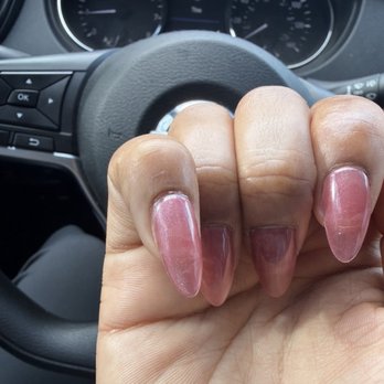 Polished Nail Bar - Air bubbles under nail in between nail bed and nail extension. - Nail Salons Near Me - Milwaukee, Wisconsin Polished Nail Bar - Air bubbles under nail in between nail bed and nail extension. - Nail Salons Near Me - Milwaukee, Wisconsin