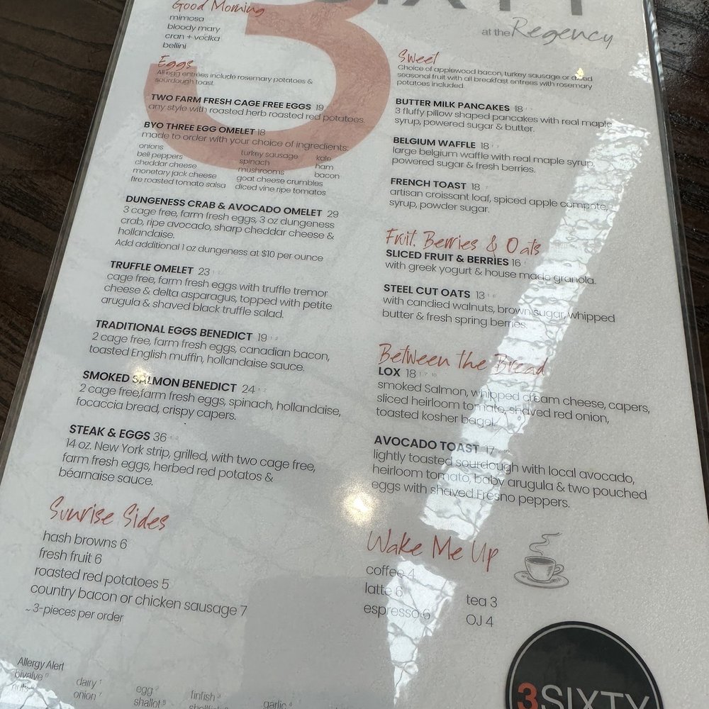 3SIXTY Bistro - Bars Near Me - Burlingame, California