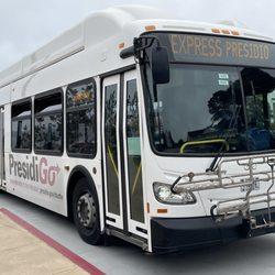 PresidiGo Shuttle - Full size bus for the return trip.