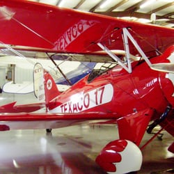 Historic Aircraft Restoration Museum - Beautiful Texaco biplane
