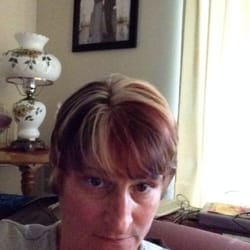 This is the end result of my blonde, red, and brown look I wanted :/