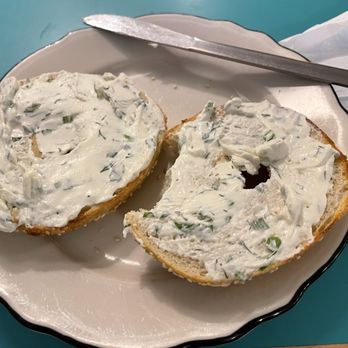 Rose Foods - Sesame Bagel with herb cream cheese - Delis Near Me - Portland, Maine Rose Foods - Sesame Bagel with herb cream cheese - Delis Near Me - Portland, Maine