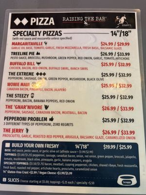 Menu photo 2 SCRAPPY'S PIZZA Dillon, CO