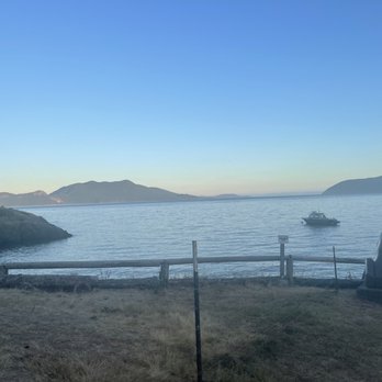 Doe Bay Cafe - a view of the ocean and mountains - Cafes Near Me - Olga, Washington