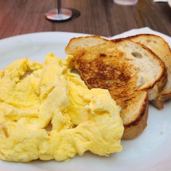 High Tide Cafe and Crepery - Kids scrambled eggs with sourdough toast. - Creperies Near Me - Pacifica, California High Tide Cafe and Crepery - Kids scrambled eggs with sourdough toast. - Creperies Near Me - Pacifica, California