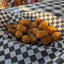 Lonerider at Oak Island - Tater tots like Mom used to serve!!