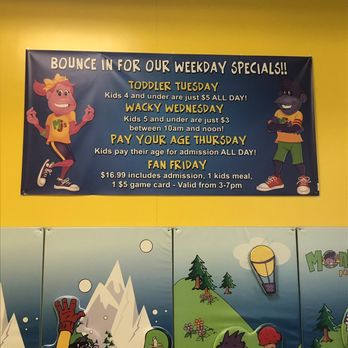 Monkey Joe's - Weekday Specials. - Party & Event Planning Near Me - Sterling, Virginia Monkey Joe's - Weekday Specials. - Party & Event Planning Near Me - Sterling, Virginia
