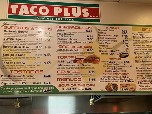 Menu photo 2 Taco Plus Los Angeles, CA Menu photo 2 Taco Plus Los Angeles, CA
