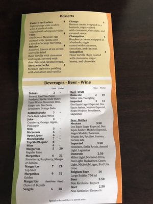 Menu photo 2 Agave Restaurant St. Pete Beach, FL
