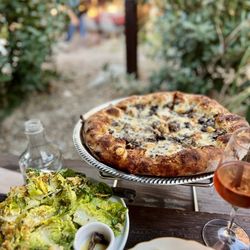 Folks Pizzeria - Mushroom (feeds 2-3) Mushroom (feeds 2-3) Caesar Salad (feeds 2-3) Orange Soda - Boylans