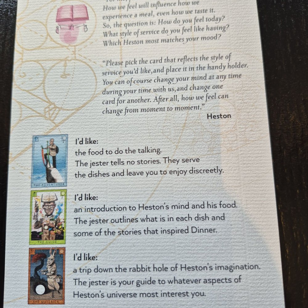 Dinner by Heston Blumenthal - Can choose how much information to get - British Near Me - London, XGL