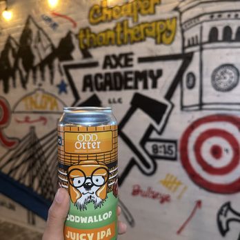 The Axe Academy - Now serving local beers! Come and enjoy up to two beers while you throw. - Axe Throwing Near Me - Tacoma, Washington The Axe Academy - Now serving local beers! Come and enjoy up to two beers while you throw. - Axe Throwing Near Me - Tacoma, Washington