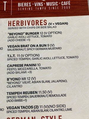 Menu photo 5 The Independent Tampa, FL Menu photo 5 The Independent Tampa, FL