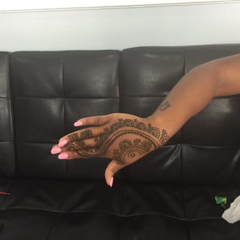 Awesome Threading Salon - My henna before it peeled - Threading Services Near Me - Brooklyn, New York