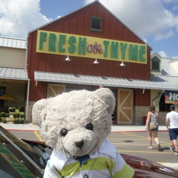 Fresh Thyme Market - Tristan observed that nothing says genuine like a bad pun and pretend barn doors. - Grocery Near Me - Portage, Michigan Fresh Thyme Market - Tristan observed that nothing says genuine like a bad pun and pretend barn doors. - Grocery Near Me - Portage, Michigan