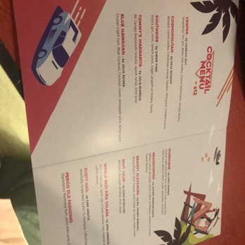 Cafe La Trova - Another cocktail menu. - Cocktail Bars Near Me - Miami, Florida