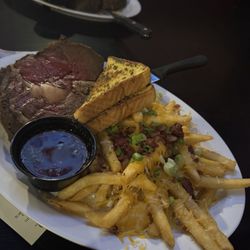 This is the Prime Rib with loaded Fries.