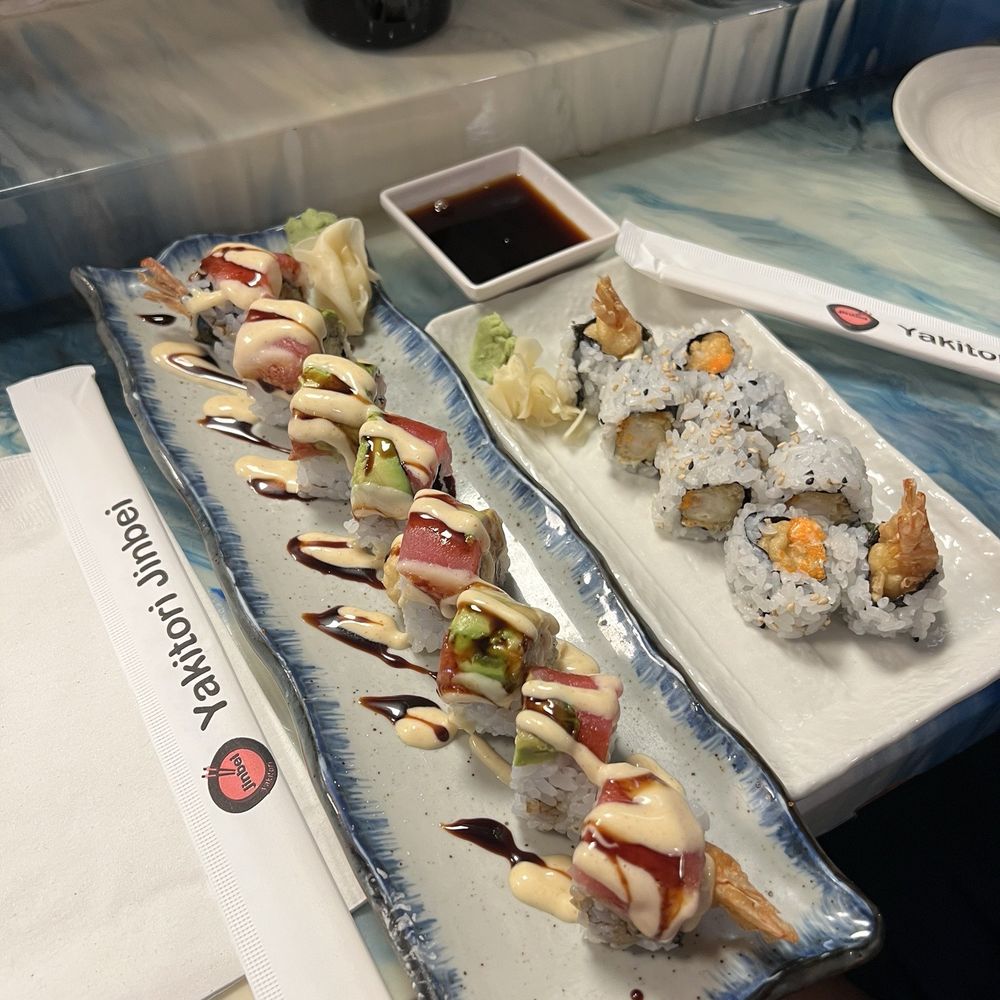 Yakitori Jinbei - Yum Yum Roll & Shrimp Tempura Roll - Sushi Bars Near Me - Smyrna, Georgia Yakitori Jinbei - Yum Yum Roll & Shrimp Tempura Roll - Sushi Bars Near Me - Smyrna, Georgia
