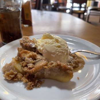 Denny's - Apple crisp with vanilla ice cream - Diners Near Me - Westwood, California Denny's - Apple crisp with vanilla ice cream - Diners Near Me - Westwood, California