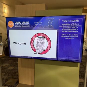 Grand Wayne Convention Center - Interior signage - Venues & Event Spaces Near Me - Fort Wayne, Indiana Grand Wayne Convention Center - Interior signage - Venues & Event Spaces Near Me - Fort Wayne, Indiana