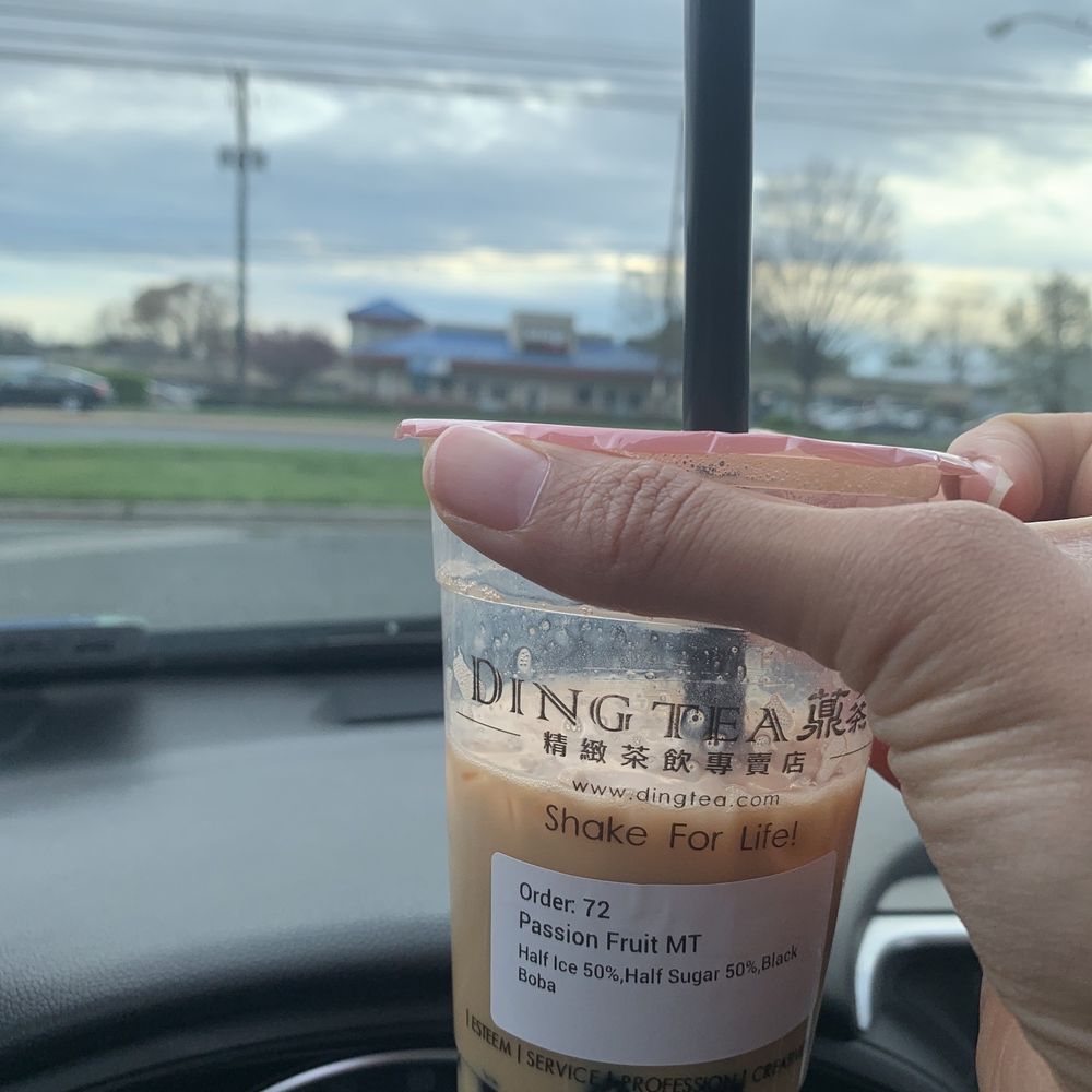 Ding Cafe - Passionfruit milk tea with (fresh!) boba. - Coffee & Tea Near Me - Rockville, Maryland Ding Cafe - Passionfruit milk tea with (fresh!) boba. - Coffee & Tea Near Me - Rockville, Maryland