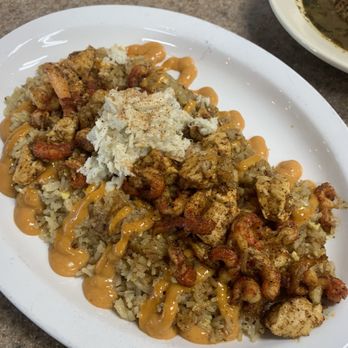 A’HA Crawfish Bistro - Special Fried Rice - Burgers Near Me - Richland, Mississippi A’HA Crawfish Bistro - Special Fried Rice - Burgers Near Me - Richland, Mississippi