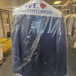 Dry Clean Today - A suite ready to wear.