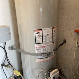 New water heater.