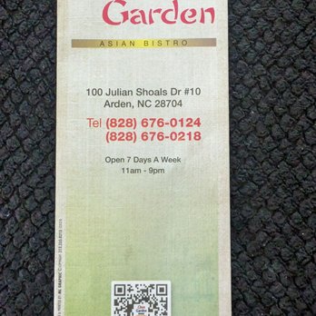 Chen Garden - Scan code for online menu and to go ordering - Asian Fusion Near Me - Arden, North Carolina