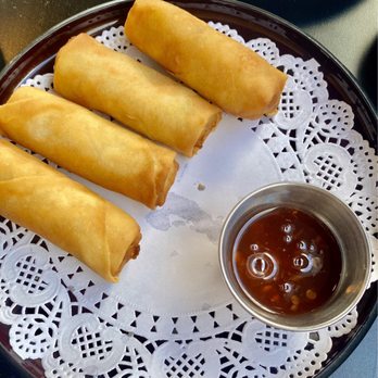 Jinme Ramen & Sushi Bar - Egg rolls. Received as a complimentary dish. They said it was a newer item. Loved it - Sushi Bars Near Me - Auburn, California