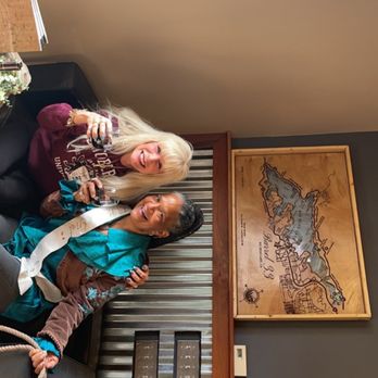 Barrel 33 - Two. Fabulous Karen's celebrating one Karen's birthday. - Wine Tasting Room Near Me - Big Bear Lake, California