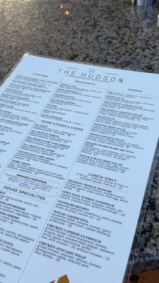 Menu photo 1 The Hudson Sedona, AZ