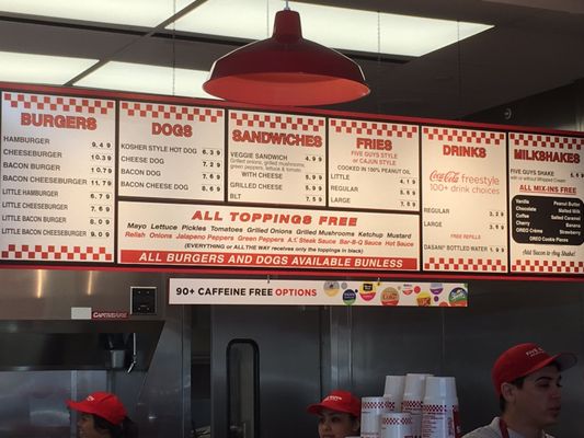 Menu photo 3 Five Guys Mililani, HI Menu photo 3 Five Guys Mililani, HI