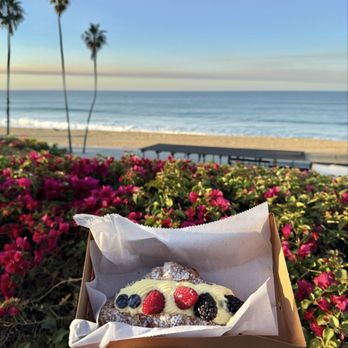 Chaupain Bakery - Croissant Bateau Mixed Berries at T-Street - Bakeries Near Me - San Clemente, California