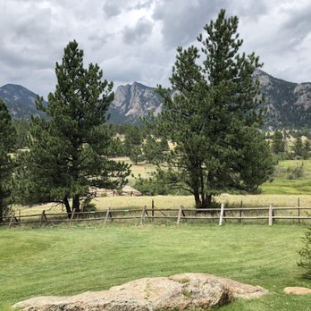 Black Canyon Inn - View from the pavilion - Hotels Near Me - Estes Park, Colorado