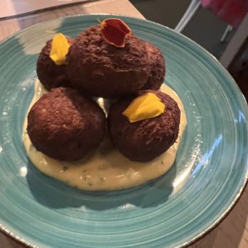 Nolia - Crab boulettes. So good. - Southern Near Me - Cincinnati, Ohio Nolia - Crab boulettes. So good. - Southern Near Me - Cincinnati, Ohio